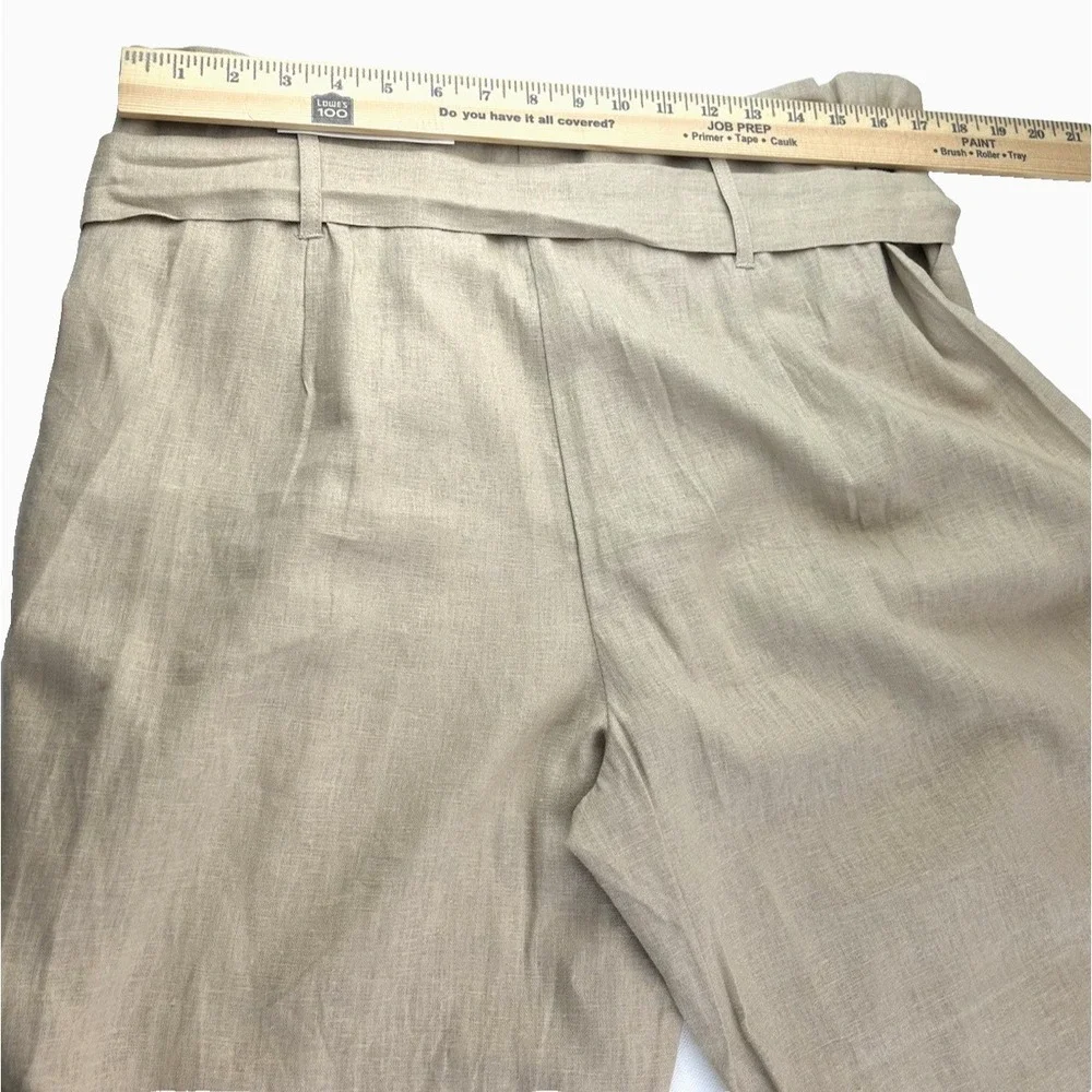 NWT Cato Linen‎ Blend Pant Coastal Grandma Vaca Resort Minimalist Core Size 16
